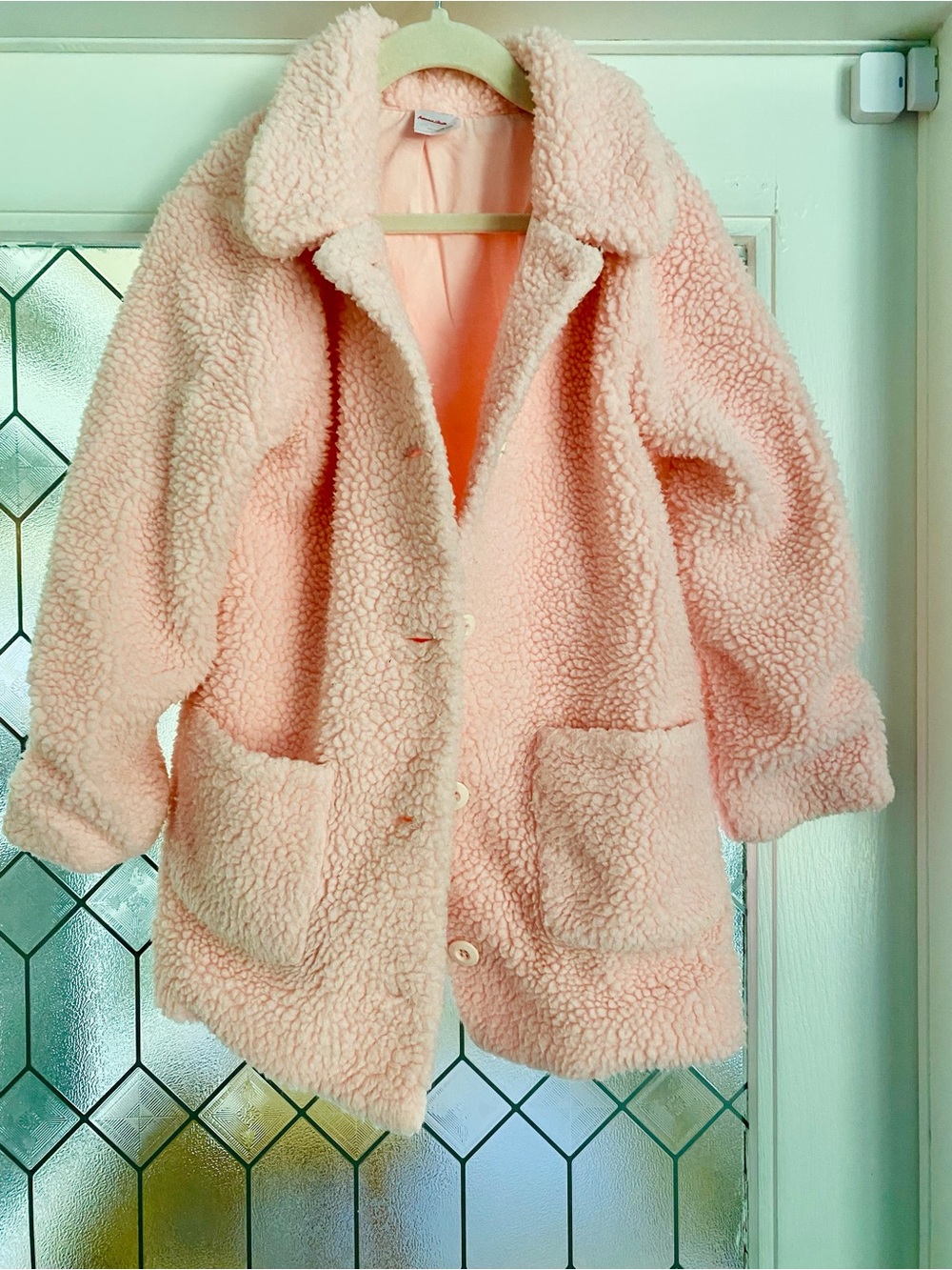 Hanna Andersson Plush Pink Teddy Coat
